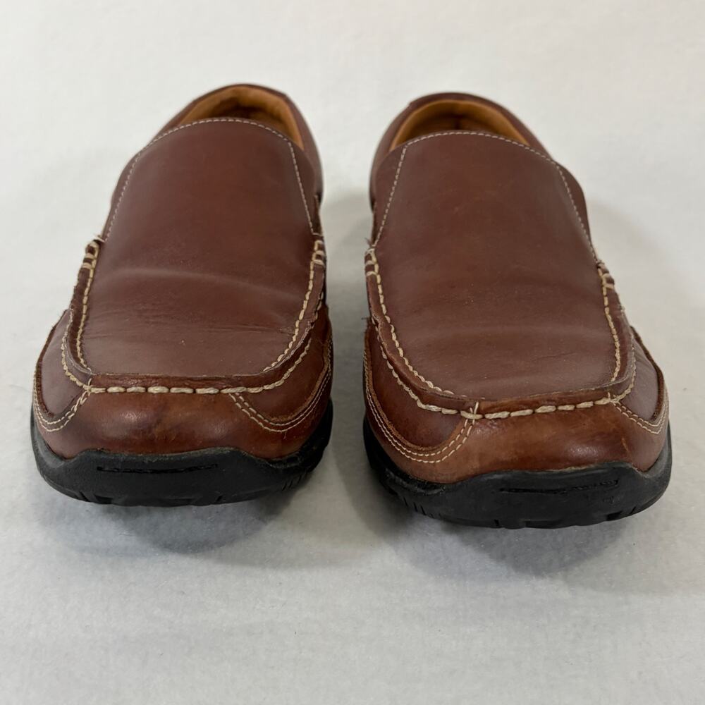 Cole Haan Loafer Mens 10.5  Brown Leather Penny Loafer Slip On Moccasin Shoes - Picture 9 of 11